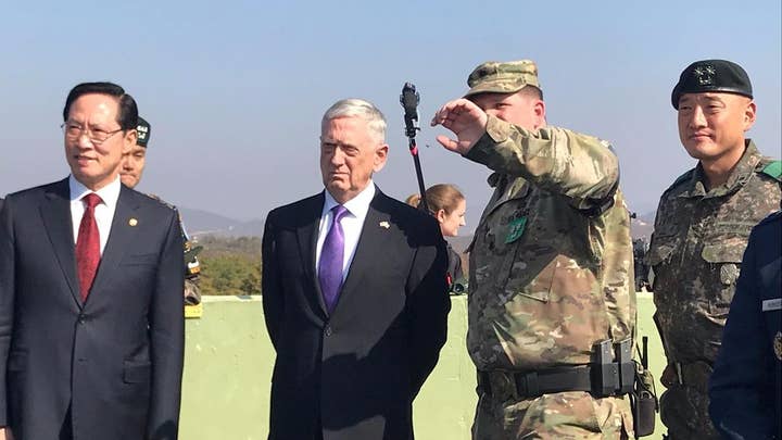 Defense Secretary Mattis visits Korean demilitarized zone