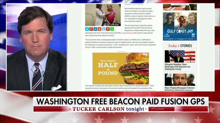 Tucker Monologue on WFB, Trump Dossier Firm