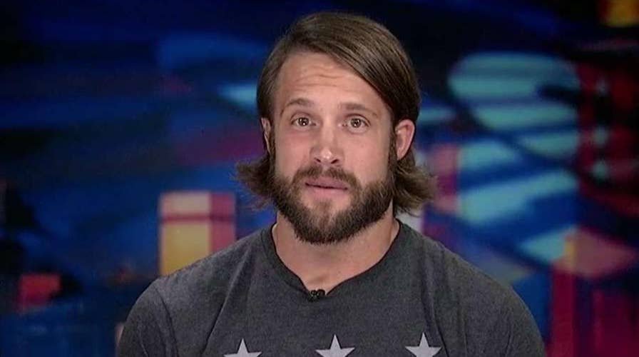 Veterans and athletes create video honoring the US flag