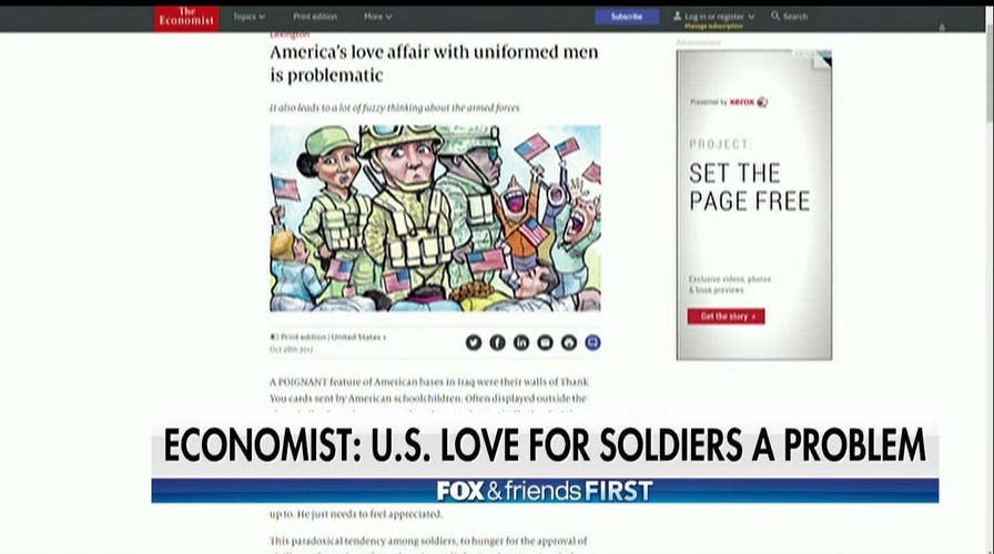 Magazine Says America's 'Soldier Worship' Problematic