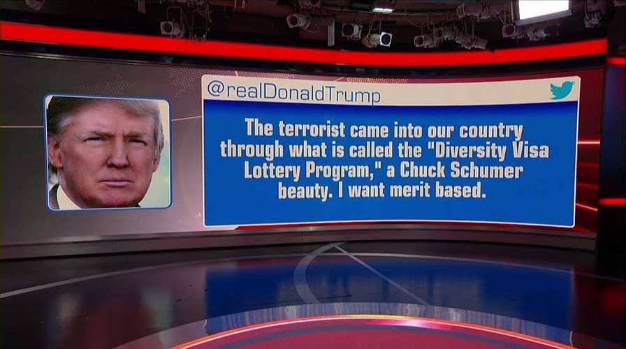 Trump goes after Schumer after NYC terror attack.