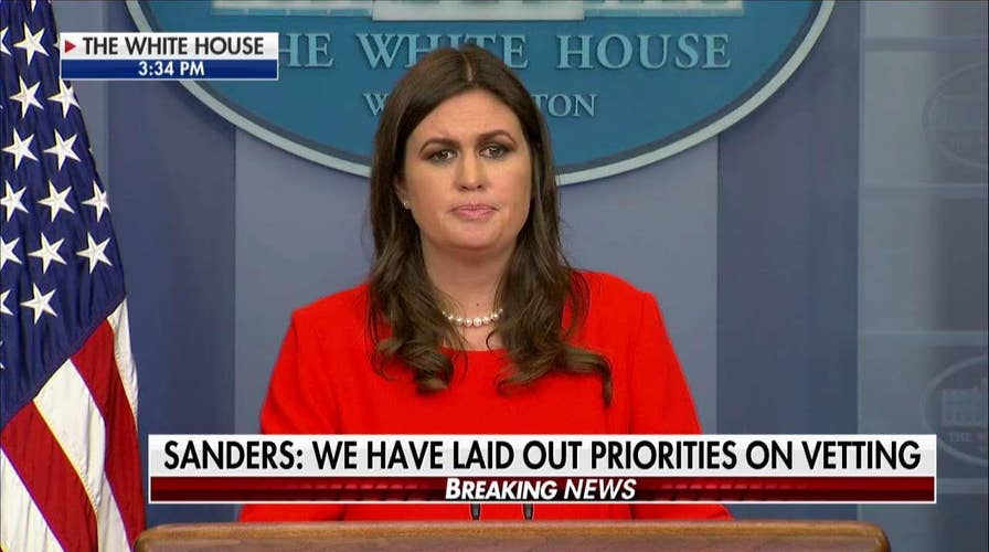 Sarah Sanders: 'Disgusting & Absurd' to Suggest Anyone in WH Would Support Slavery