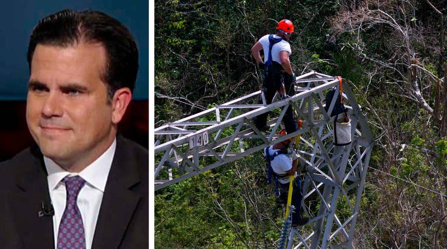 Puerto Rico governor on efforts to restore power to island