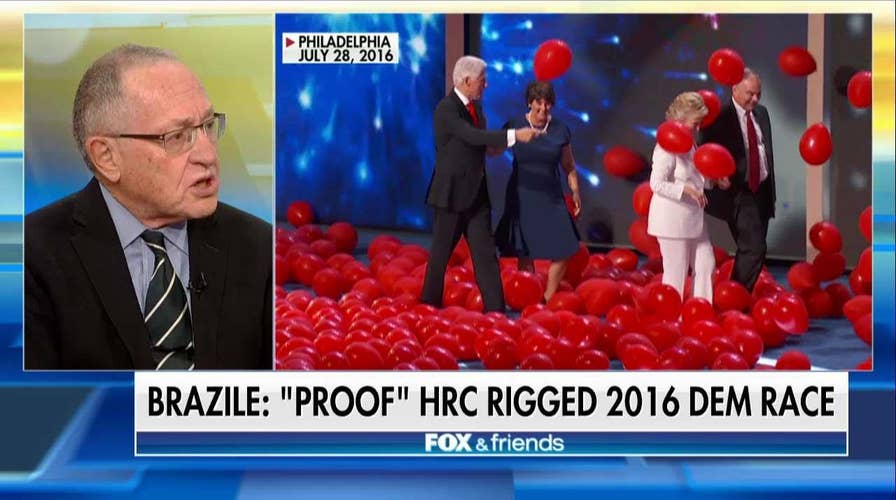 Dershowitz: No Criminal Evidence Yet in Either Trump Russia Investigation or Democrats' Scandals