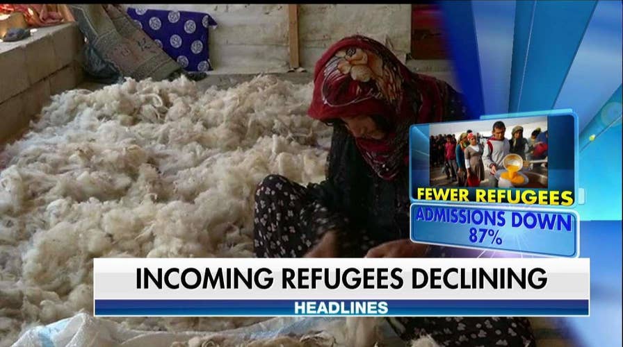 Refugee Admittance Down Under Trump