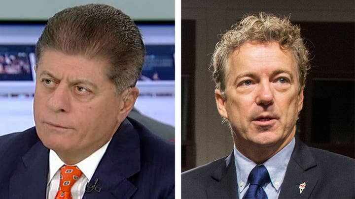 Judge Napolitano: Rand Paul angry, in pain following assault