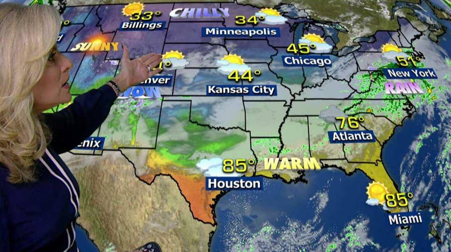 National forecast for Tuesday, November 7