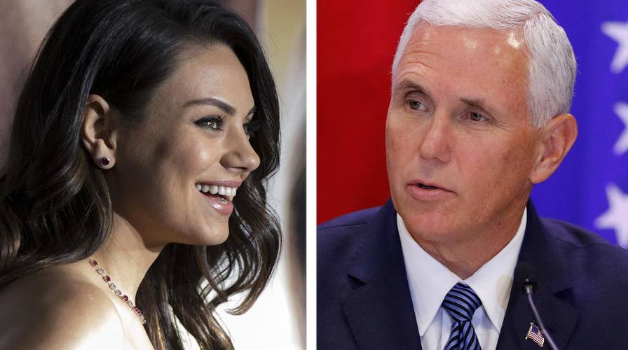 Mila Kunis’s Mike Pence protest raises eyebrows