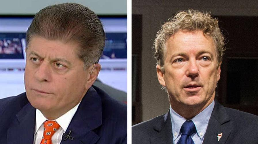 Judge Napolitano: Rand Paul angry, in pain following assault