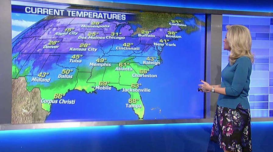 National forecast for Wednesday, November 8