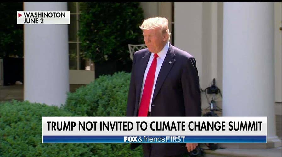 Trump not invited to climate change summit