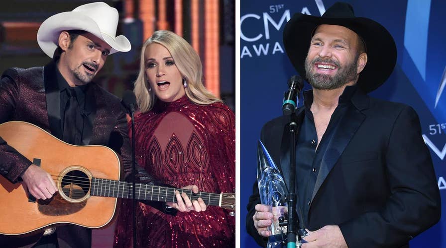 CMA Awards: Garth Brooks wins big, hosts take shots at Trump