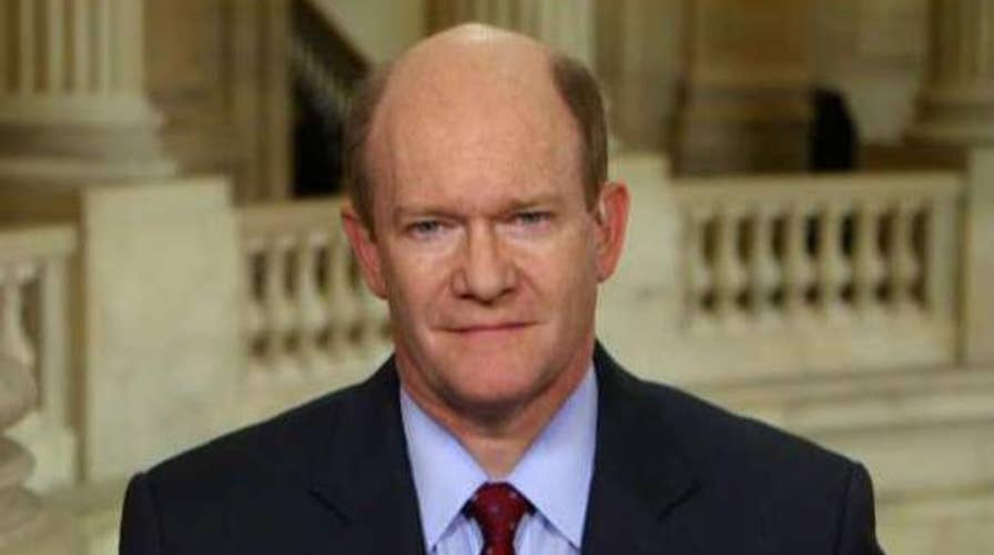 Sen. Coons on proposing an assault weapons ban, GOP tax plan