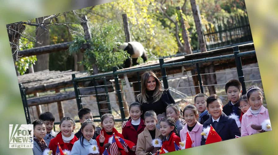 Melania Trump visits Beijing Zoo, snaps photos with adorable pandas