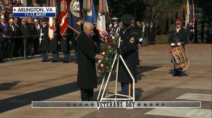 WATCH: Vice President Pence Lays Veterans Day Wreath at Tomb of Unknown Soldier
