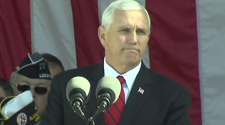 Pence opens up about his father's military service