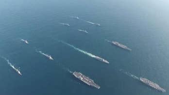 3 US Navy aircraft carriers operate off Korean Peninsula