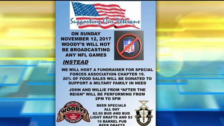 NJ bar boycotts NFL, holds fundraiser for veterans instead