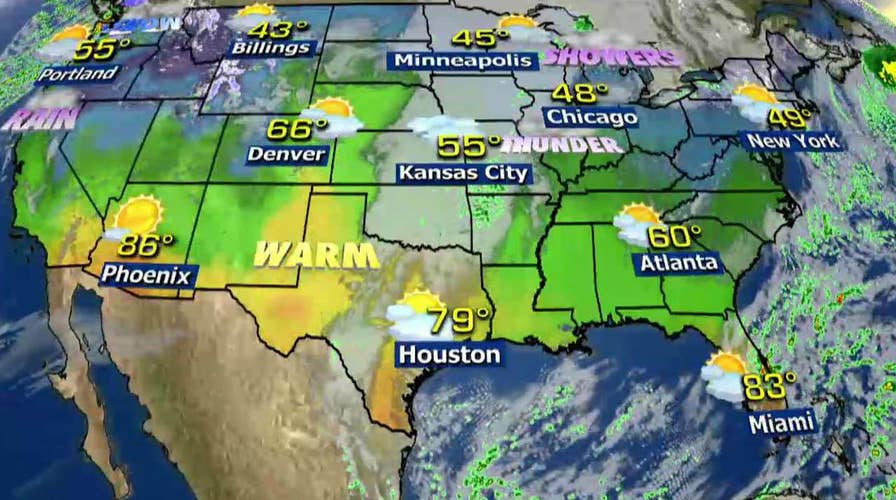 National forecast for Tuesday, November 14