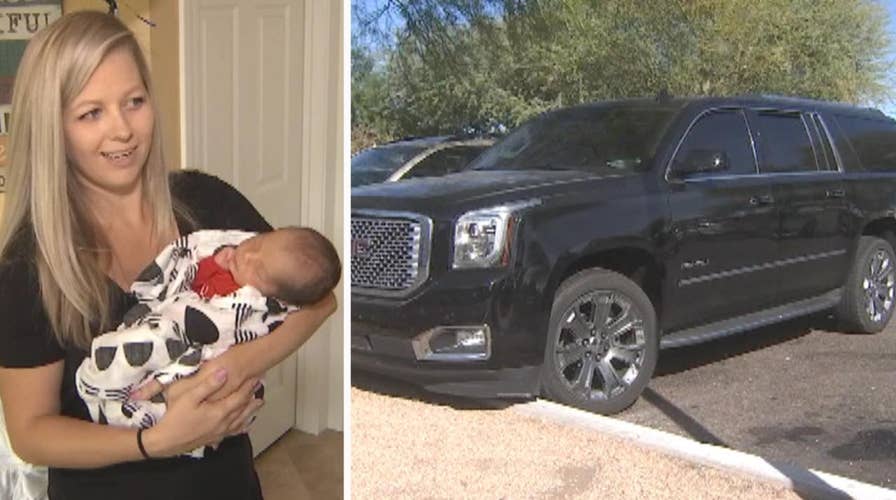 Woman delivers baby while driving herself to hospital