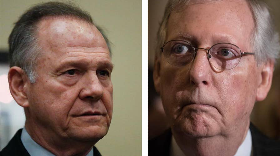 Sen. McConnell: Roy Moore obviously not fit to be senator