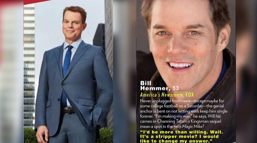 Bill Hemmer, Shep Smith in People's Sexiest Man Alive issue