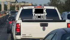 Owner of truck with vulgar anti-Trump sticker arrested on outstanding warrant