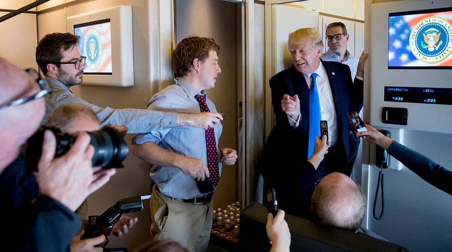 Mainstream media coverage of Trump trip in focus