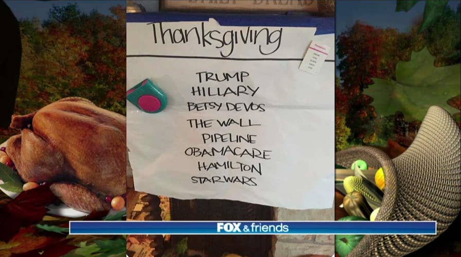 Thanksgiving dinner topics to avoid