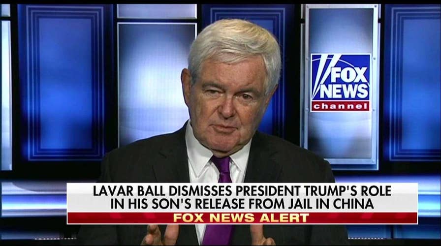 Newt Gingrich Slams LaVar Ball for Not Thanking Trump for Getting Son Out of Jail Time in China