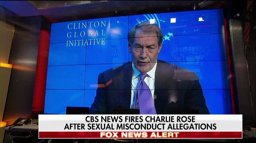 Charlie Rose fired from CBS News.