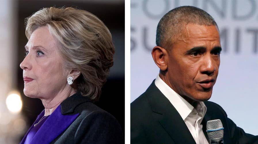 Now Hillary blames Obama for 2016 election loss