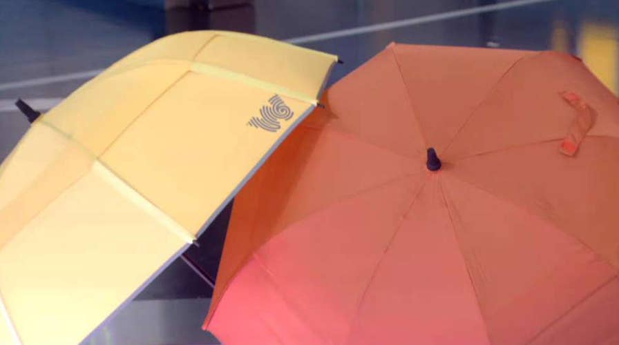 Rick Reichmuth debuts the Weatherman umbrella