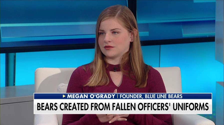 Blue Line Bears Makes Teddy Bears Using Fallen Police Officers' Uniforms for Their Families