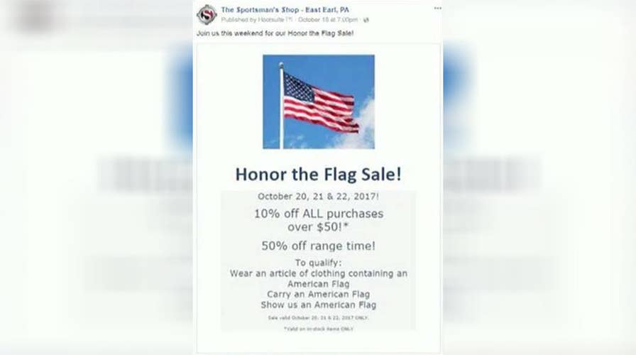 Small business' ads silenced because shop sells guns
