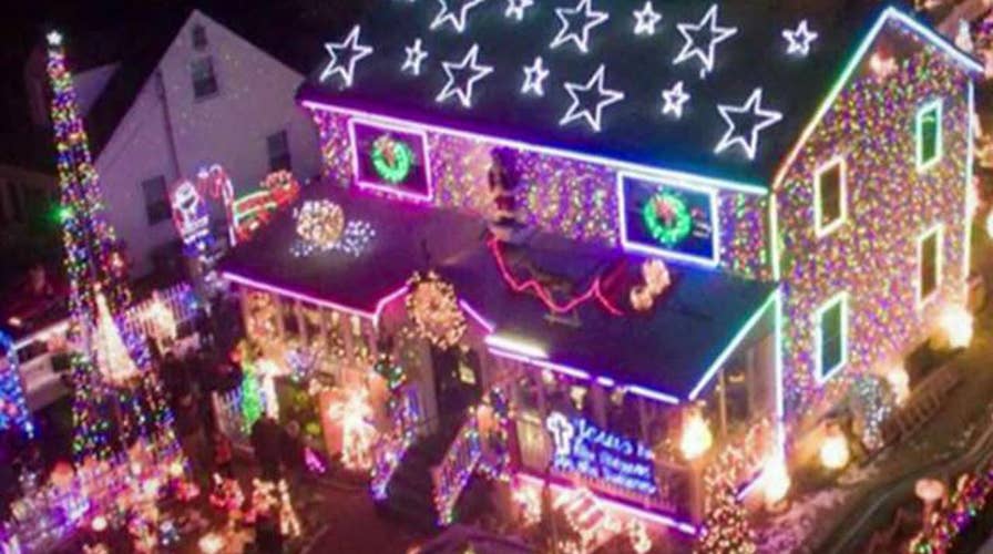 Complaints over charity Christmas lights
