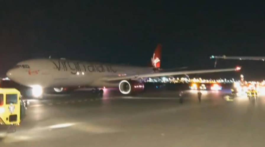 Planes clip wings at JFK airport in New York City