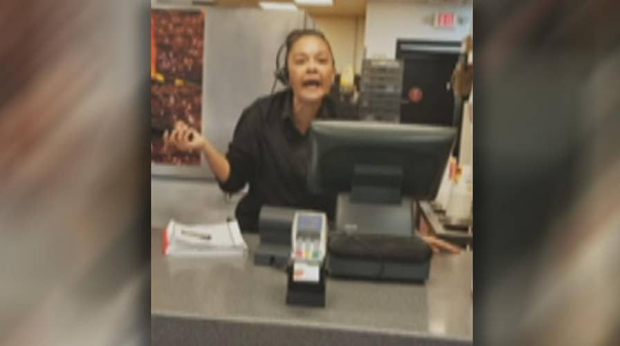 Burger King worker's expletive-filled rant caught on camera