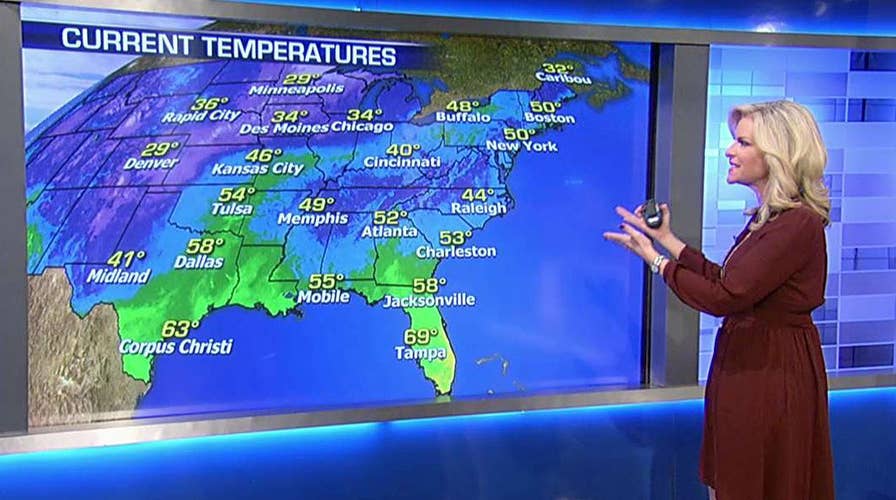 National forecast for Wednesday, November 29