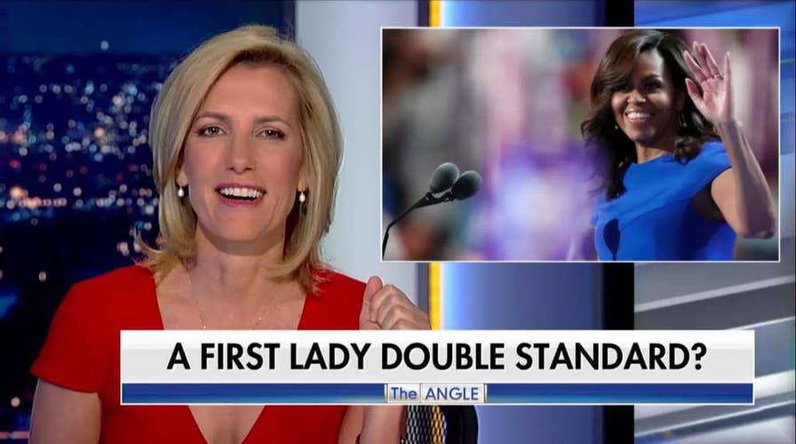 Ingraham Slams 'Double Standard' Between Coverage of Melania Trump, Michelle Obama