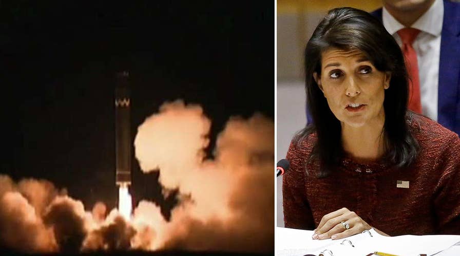 Haley: ICBM launch brings us closer to war