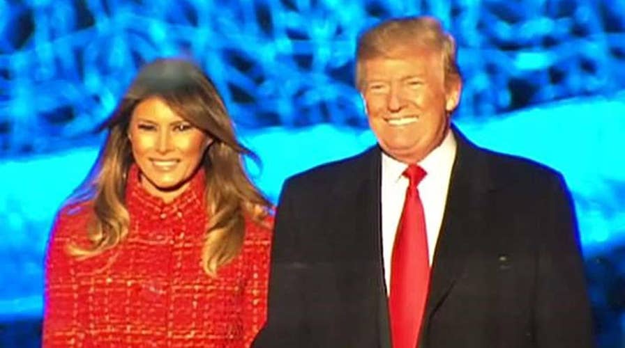 First family lights the National Christmas Tree