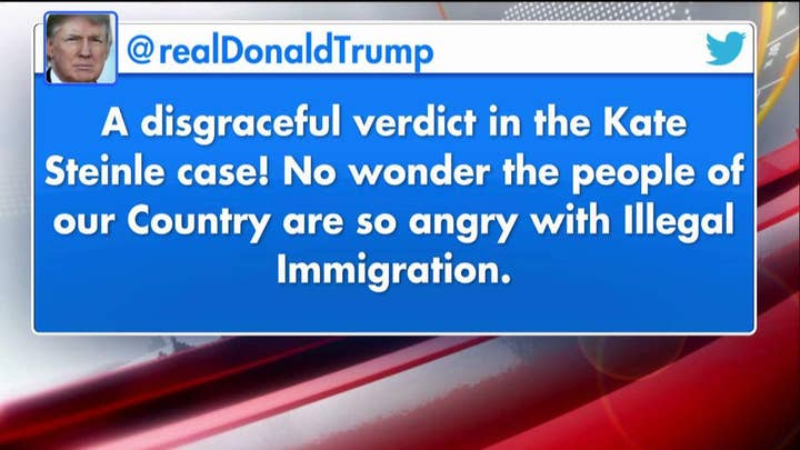 President Trump weighs in on Kate Steinle verdict