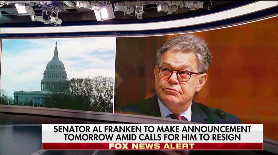 Franken faces flood of calls for his resignation.