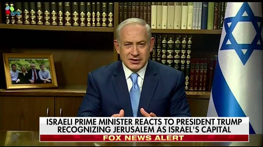 Netanyahu thanks Trump for recognizing Jerusalem