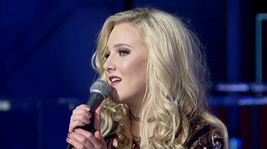 Kaylee Keller performs her song 'Christmas In Your Arms'