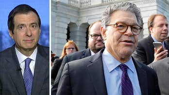 Parting shot: Franken, in disgrace, quits with blast at Trump and Moore