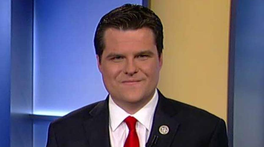 Rep. Gaetz speaks out about investigation double standards
