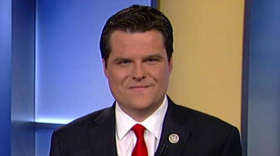Rep. Gaetz speaks out about investigation double standards