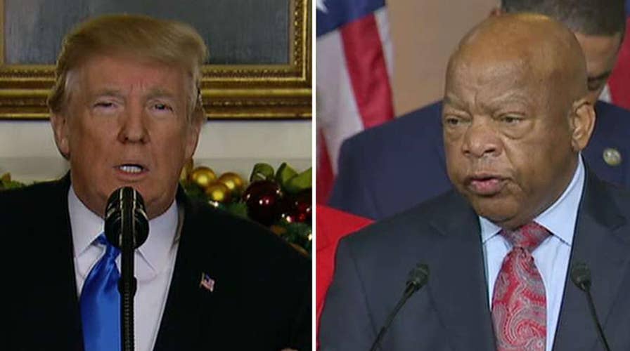 Rep. Lewis to skip civil rights museum opening over Trump